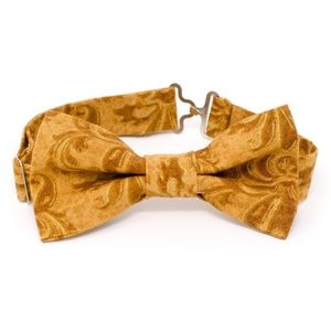 Gold Bow Tie for Baby and Toddler Boys